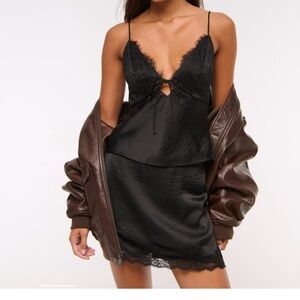 Abercrombie & Fitch Cream Lace Slip top